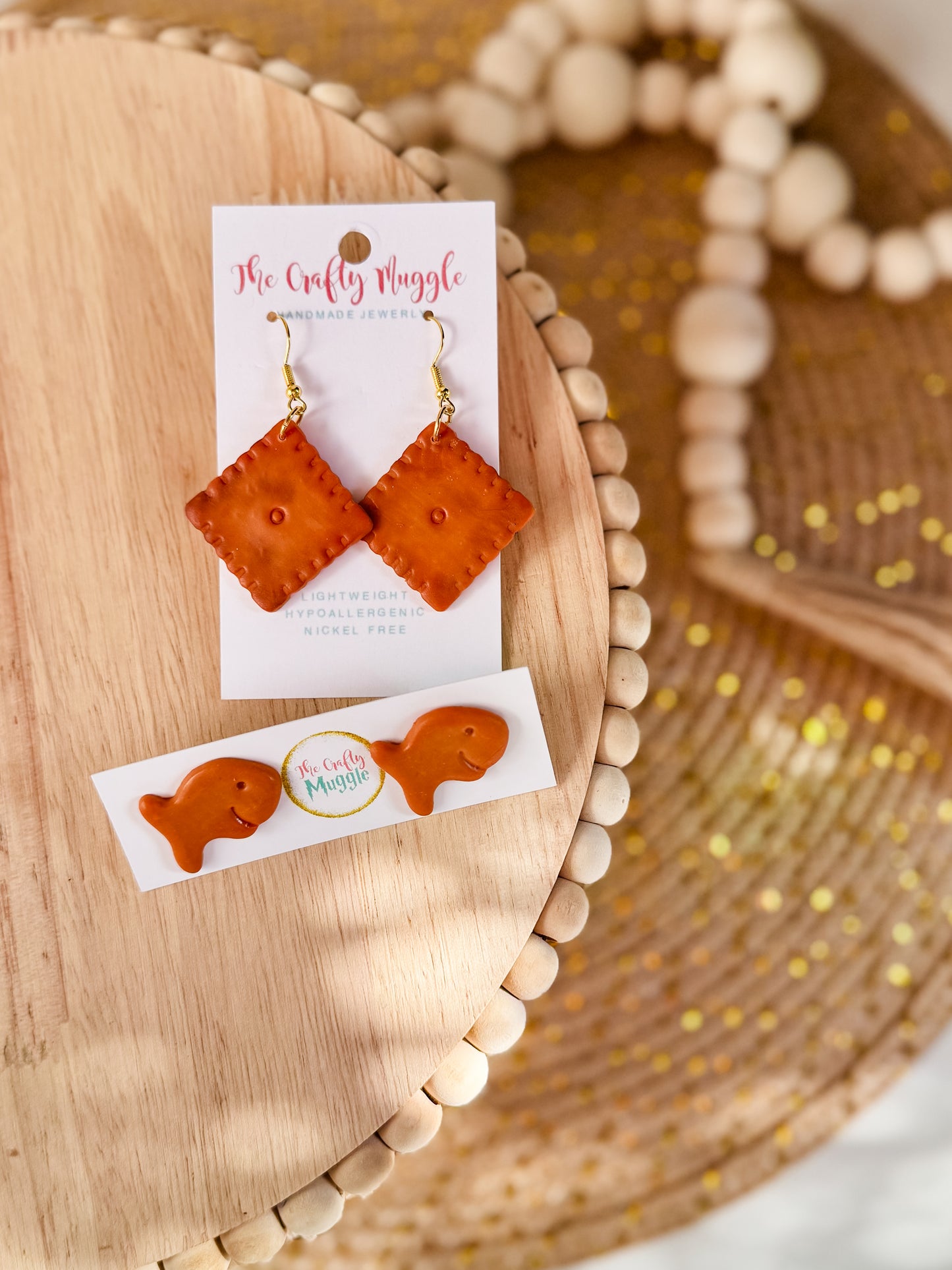 Cheez-It Earrings