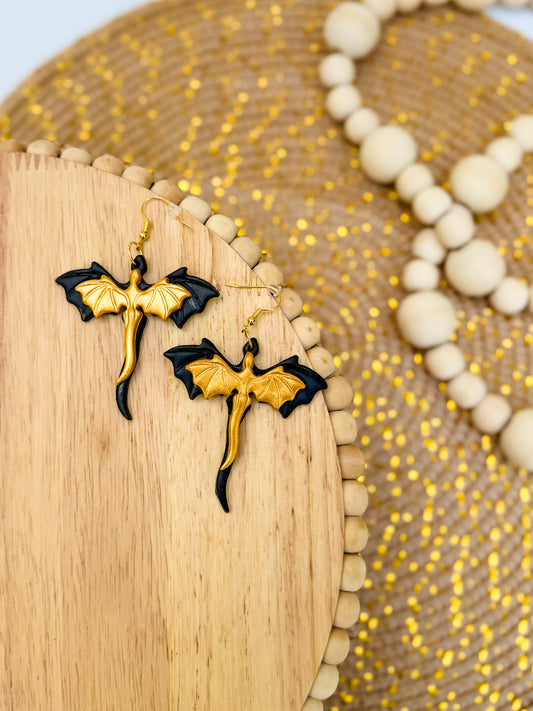 Double Dragon earrings