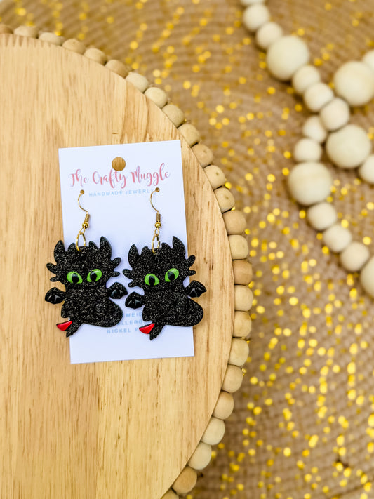 Night Fury earrings