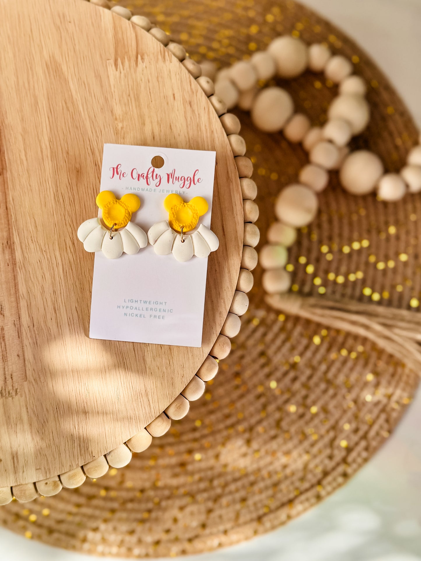 Mouse Daisy Earrings