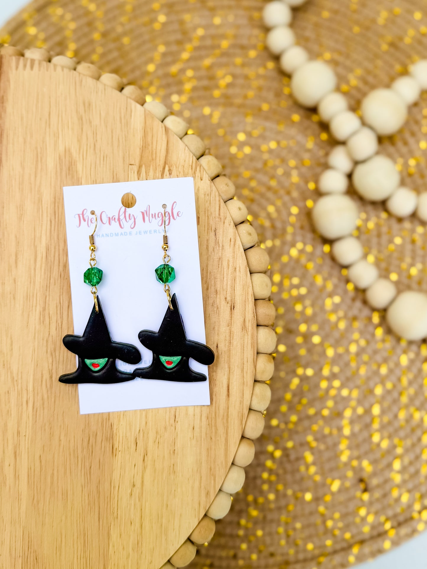 Green Witch earrings