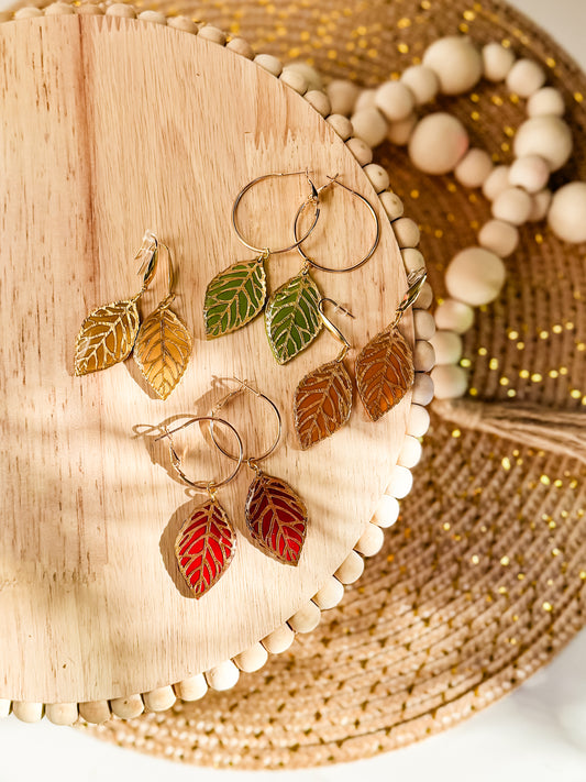 Fall Leaf Dangles