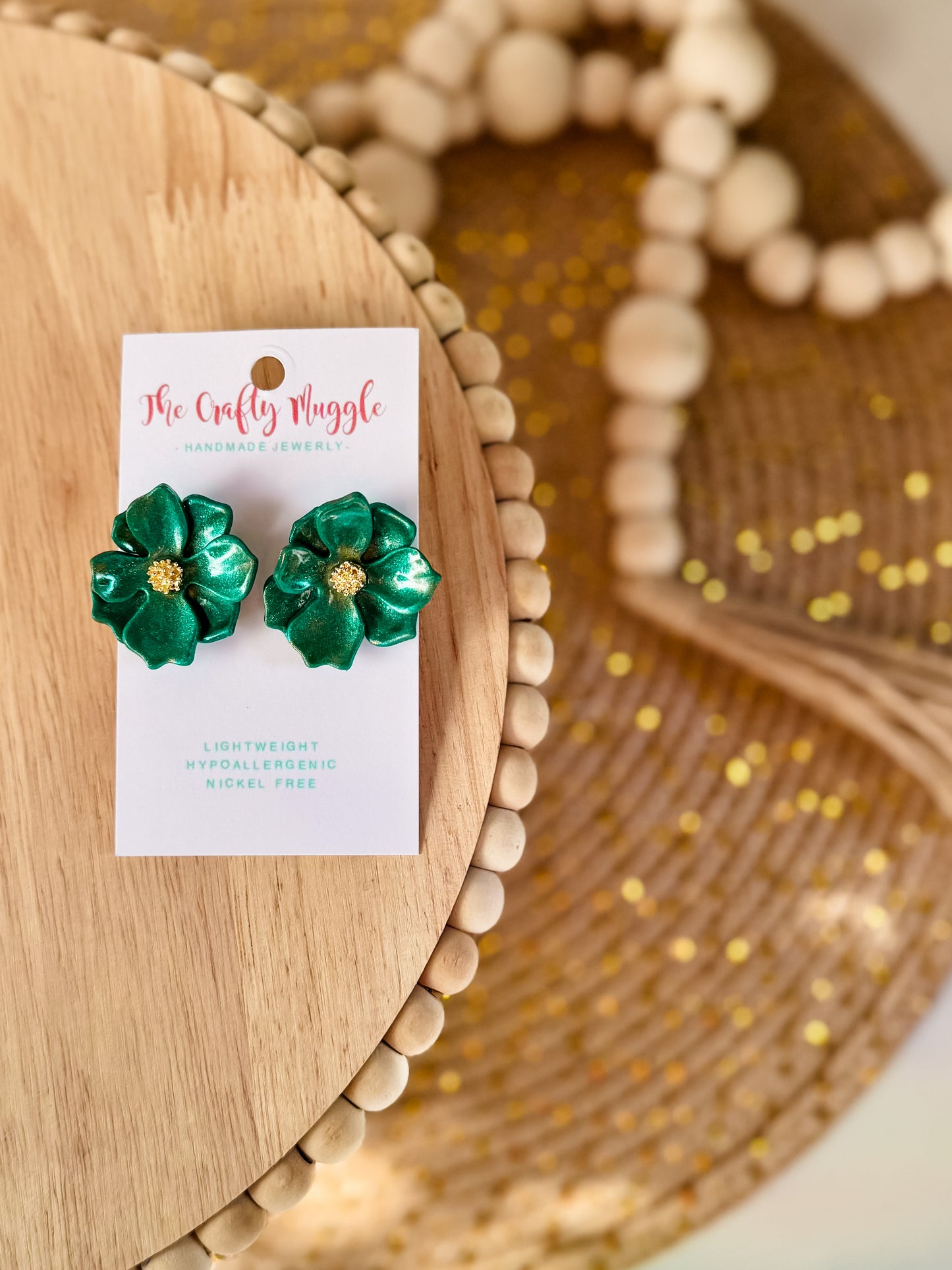 Floral Oversized Studs