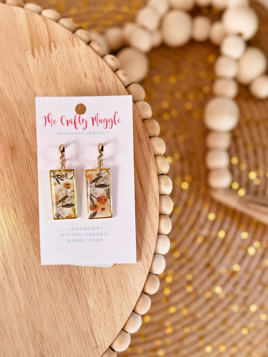 Vintage Yellow Dangles