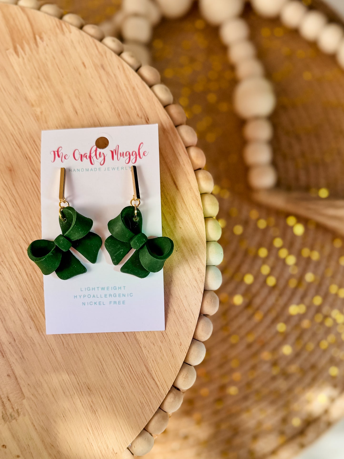 Coquette Bow Dangles