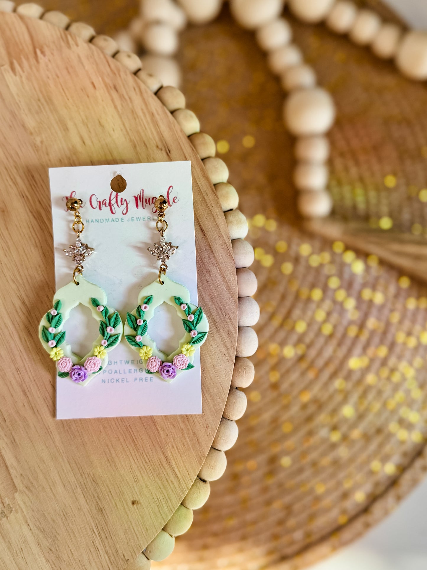 Elegant Floral Dangles