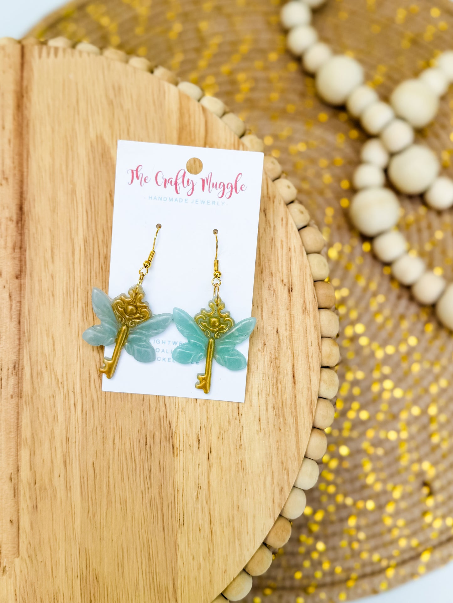 Flying Key Earrings
