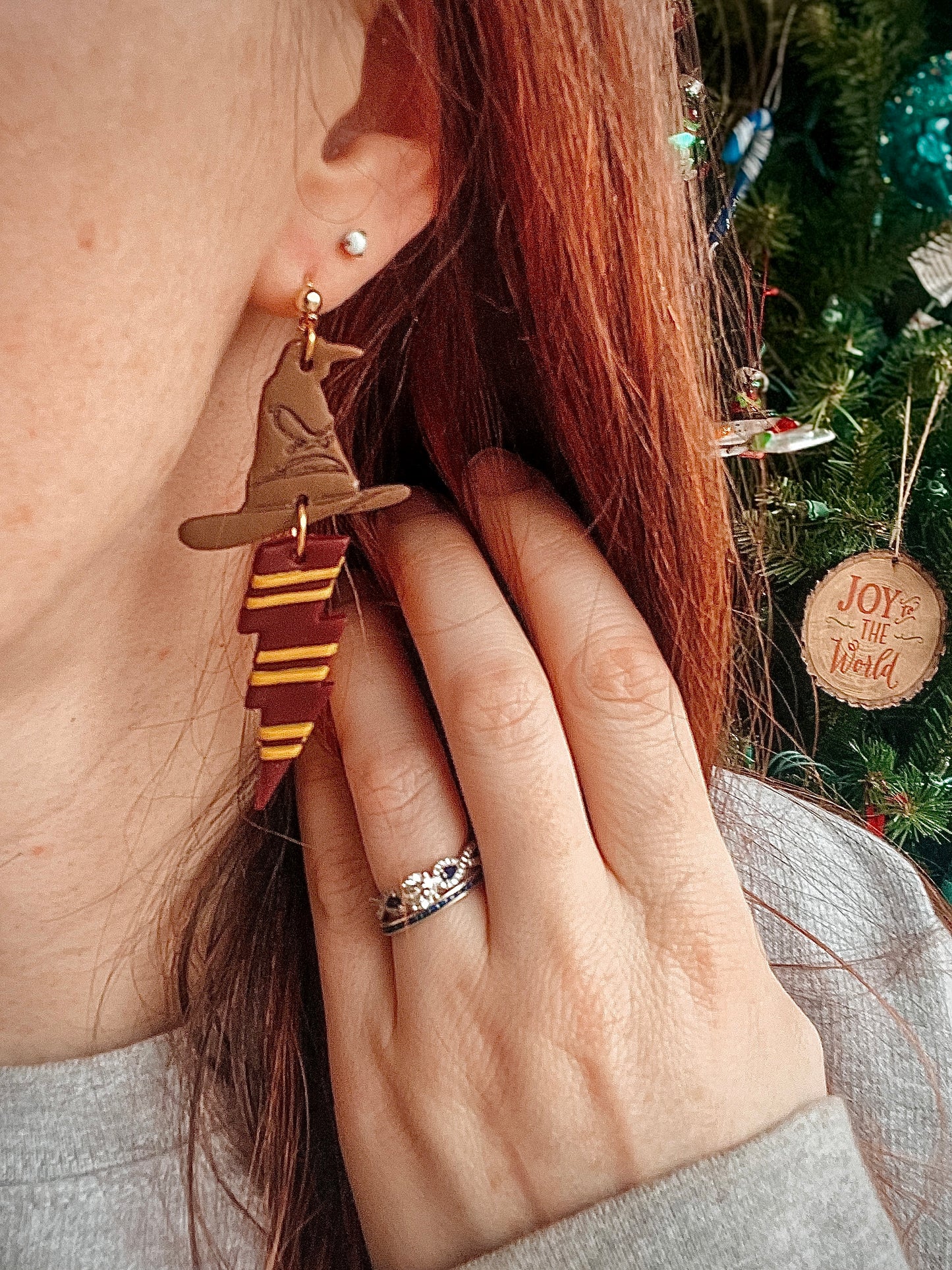 Sorting Hat House Color Earrings