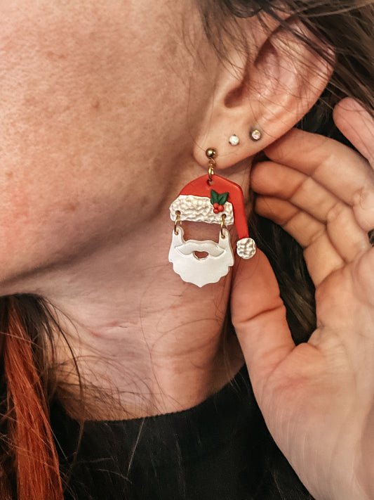 Santa Earrings
